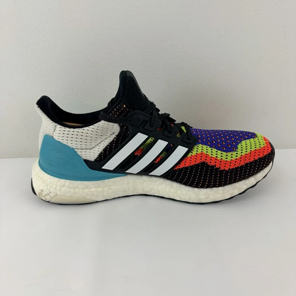 Adidas Women's UltraBoost Rainbow Knit Running Shoes‎ Black Size 7 US EU 38 2/3